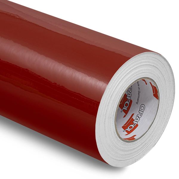 Oracal 951c Premium Cast Plotterfolie Vinylfolie Klebefolie selbstklebend 334 Feuerwehrrot Glanz