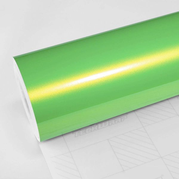 TeckWrap Gloss Metallic HD Car Wrapping Autofolie RB22-HD Kelly Green Glanz