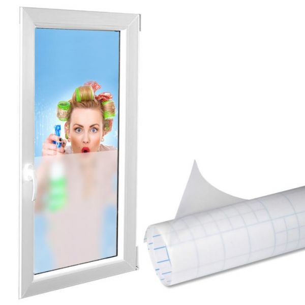 Rapid Teck® Premium Milchglasfolie AD220 Plotterbare Fensterfolie, selbstklebende Folie für Fenster michlig weiß