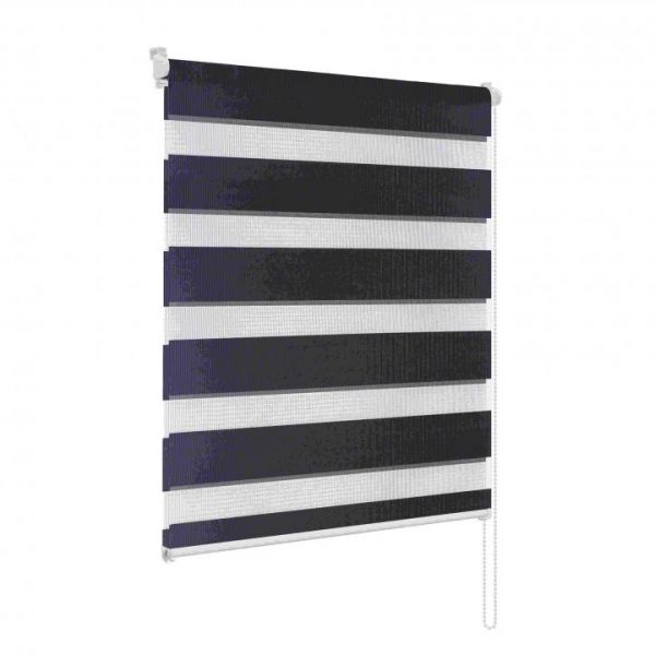 Rapid Teck® Doppelrollo Schwarz