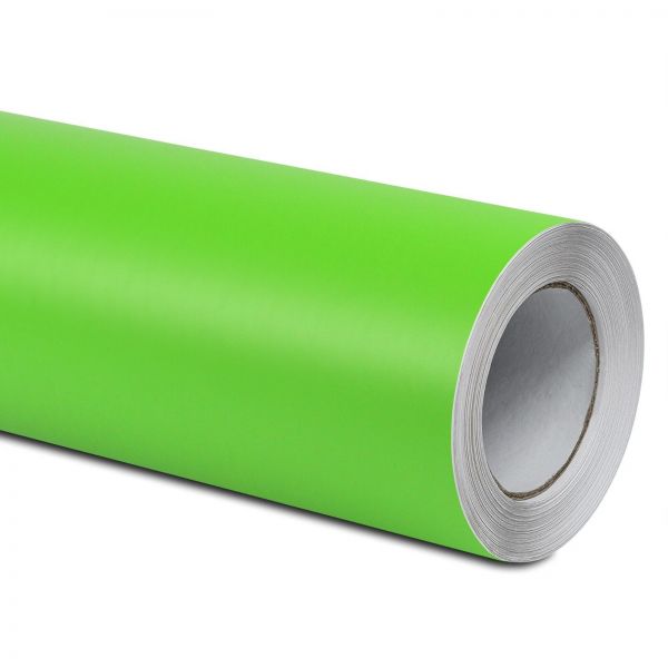 Folindo selbstklebende 3D Luftkanal Autofolie Gruen Matt