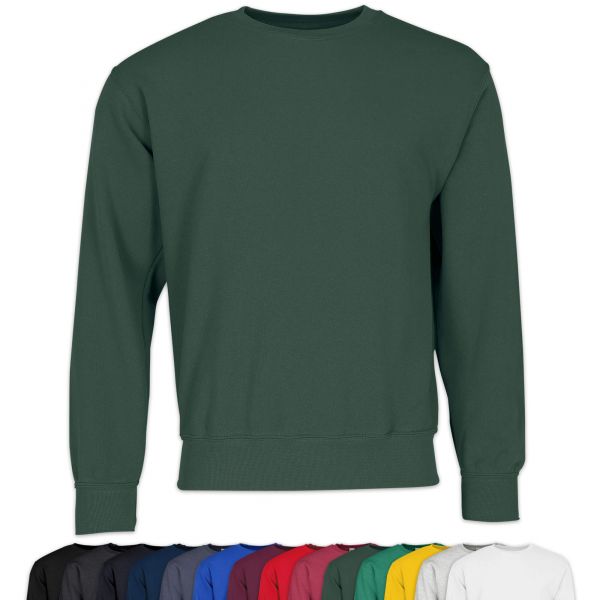 Fruit of the Loom® Classic Set-In Sweat | Sweatshirt Flaschengrün