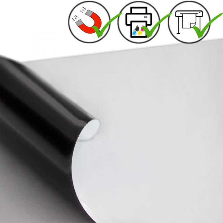 Magnetfolie 50€/m² weiß magnetische Memoboard Folie selbstklebend beschreibbar 