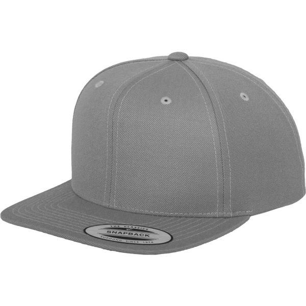 FlexFit® Classic Snapback 6 Panel Cap FX6089M Baseball Kappe Silber