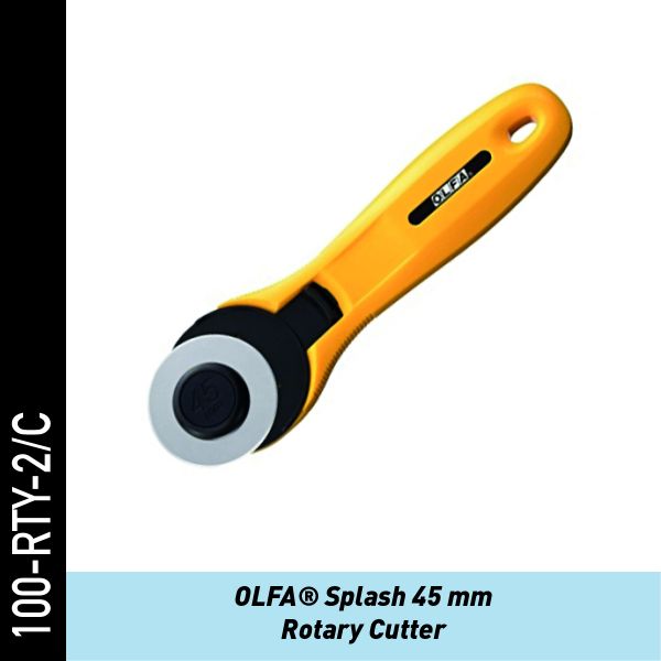 OLFA Splash Rotationsmesser, gelb oder blau - 45 mm | Folienmesser