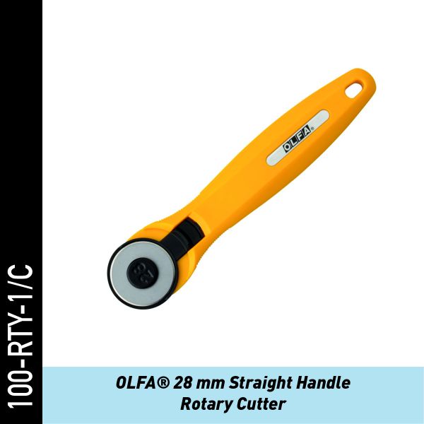 OLFA Straight Handle Rotationsmesser - 28 mm | Folienmesser