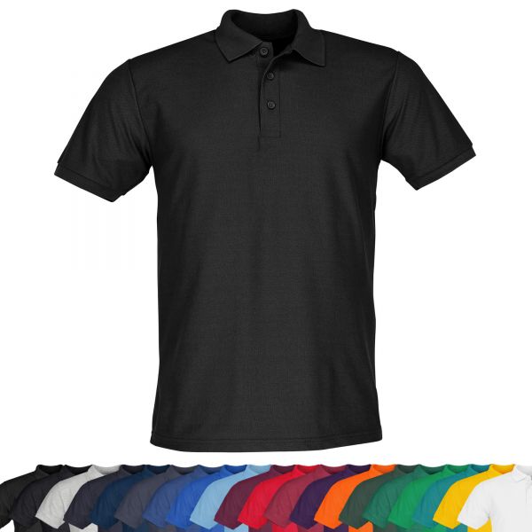 Fruit of the Loom® 65/35 Polo | Kurzarm | Poloshirt Schwarz
