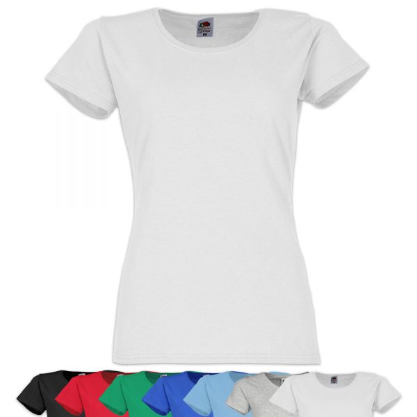Fruit of the Loom® Original T Lady-Fit | T-Shirt weiß