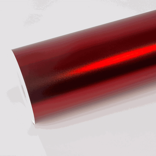TeckWrap Reflective CSC04 Cast Satin Chrome Red Autofolie | Gegossene Chrom Folie | Car Wrapping Luftkanal