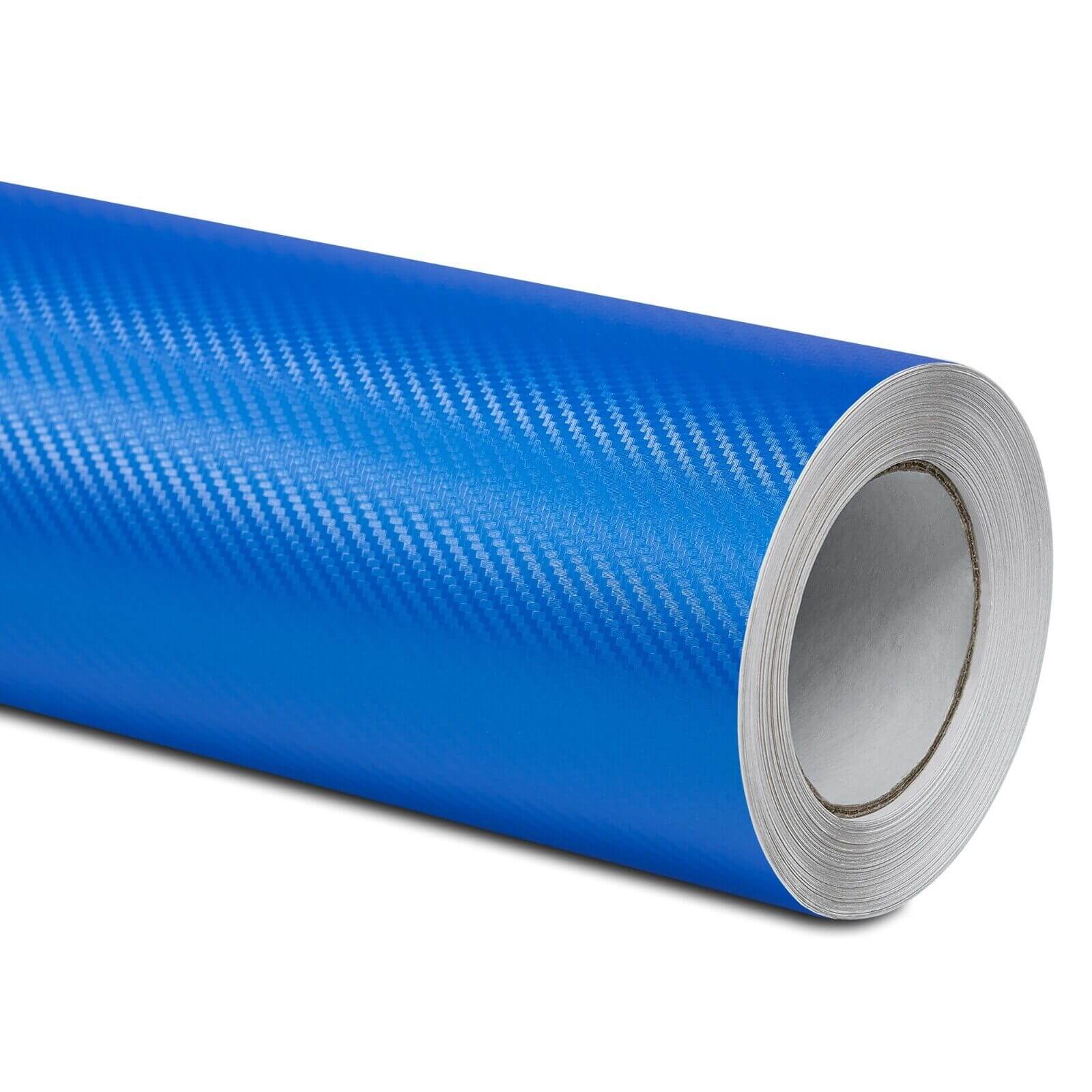 Folindo® Autofolie Blau Matt (23€/m²), 50 x 152 cm, + Rakel & Cutter, Selbstklebende Luftkanal Folie zur Auto Folierung