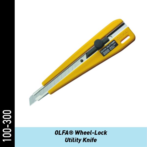 OLFA 9mm Wheel-Lock Universalmesser | Folienmesser