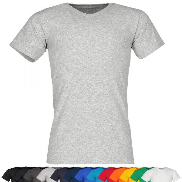 Fruit of the Loom® Valueweight V-Neck T | T-Shirt grau