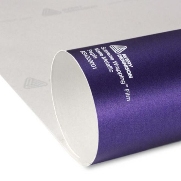 Avery Dennison® Supreme Wrapping Film Purple Matte Metallic Rolle