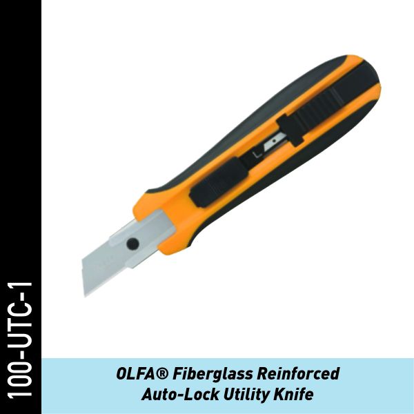 OLFA 'HandSaver' Universalmesser mit einklappbarer Klinge | Folienmesser