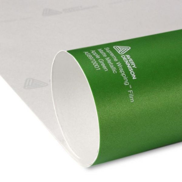 Avery Dennison® Supreme Wrapping Film Apple Green Matte Metallic Rolle
