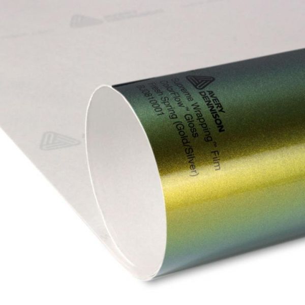 Avery Dennison® Supreme Wrapping Film ColorFlow Gloss Fresh Spring Gold/Silver 