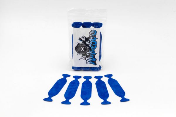 Monkey Strips #cornergame Rakelfilz Blau