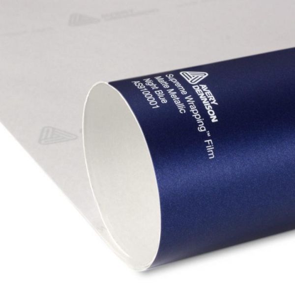 Avery Dennison® Supreme Wrapping Film Night Blue Matte Metallic Rolle