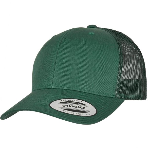 FlexFit® Retro Truck Cap FX6606 Baseball Kappe Evergreen