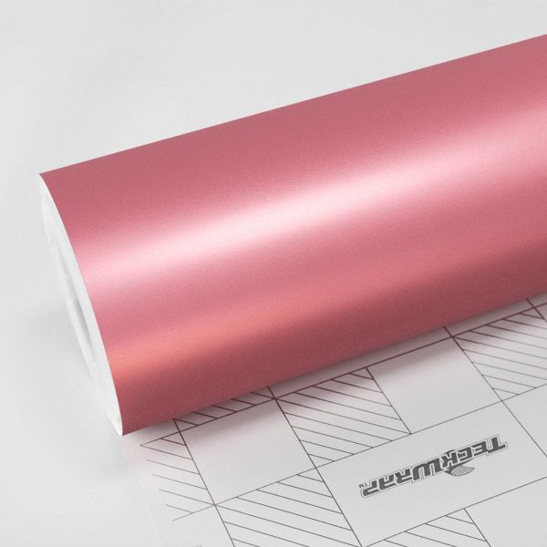 TeckWrap Matt Chrom Car Wrapping Autofolie Satin Chrom Folie VCH421-S Antuque Rose