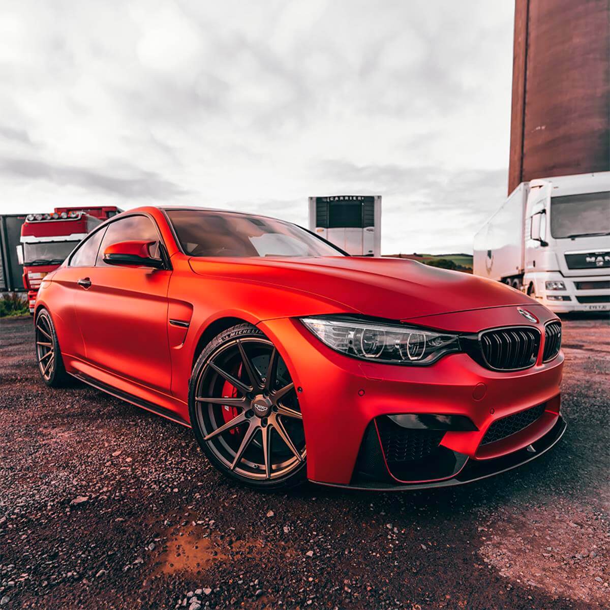 TeckWrap VCH401-S Crimson Red Satin Chrome Folie