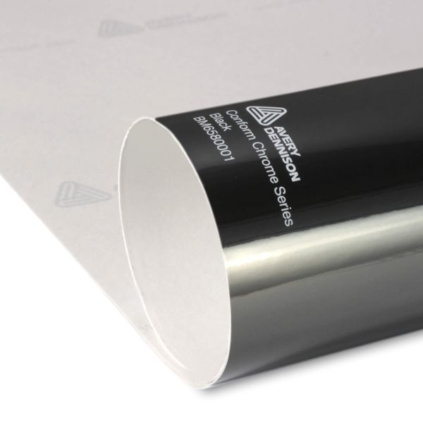 Avery Dennison Supreme Wrapping Film Autofolie Conform Chrome Schwarz BP1680001