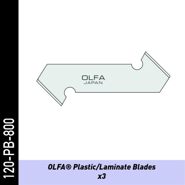 OLFA Kunststoff-/Laminatklingen 3 Stck. | Folienmesser