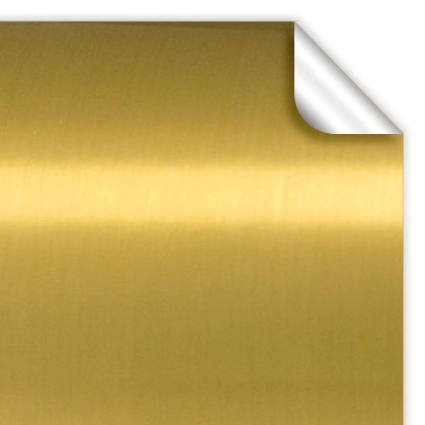 ASLAN CA 23 MetalEffect Folie Gold gebürstet 13106K Plotterfolie selbstklebend