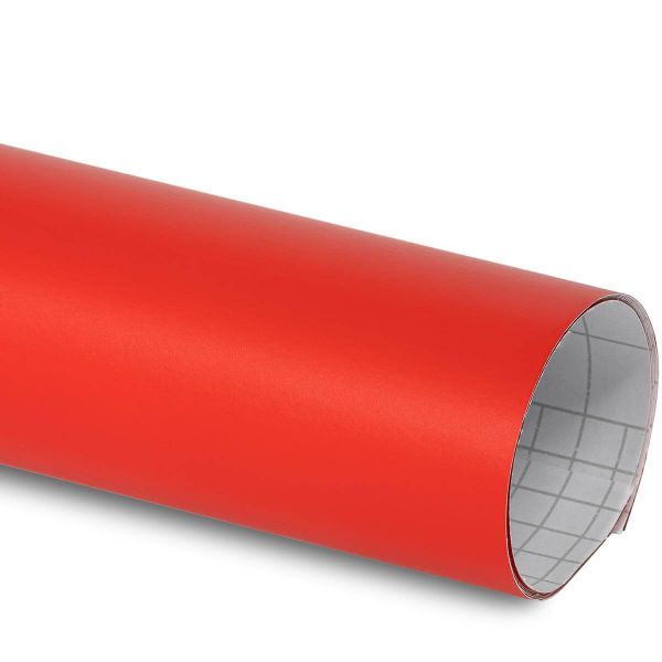 Car Wrapping Autofolie selbsklebend Lufkanal Folie Auto selber folieren Rot