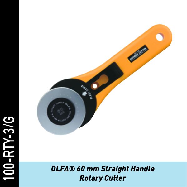 OLFA Straight Handle Rotationsmesser - 60 mm | Folienmesser