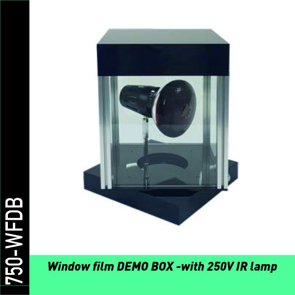 Flachglasfolien DEMO BOX -mit 250V IR Lampe