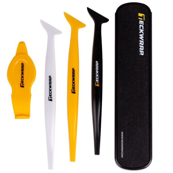 TeckWrap Tucking Tool Set - 4-teiliges Micro Rakel Set - Car Wrapping