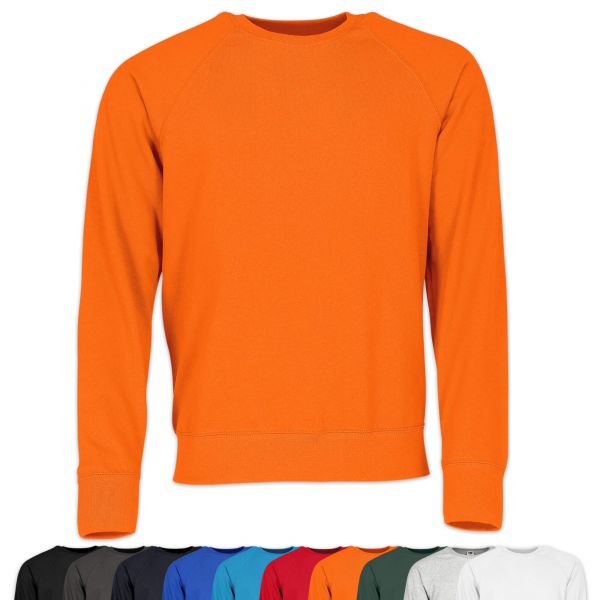 Fruit of the Loom® Lightweight Raglan Sweat | Sweatshirt orange