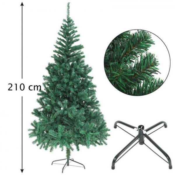 Rapid Teck® künstlicher Weihnachtsbaum - Tannenbaum grün 210 cm