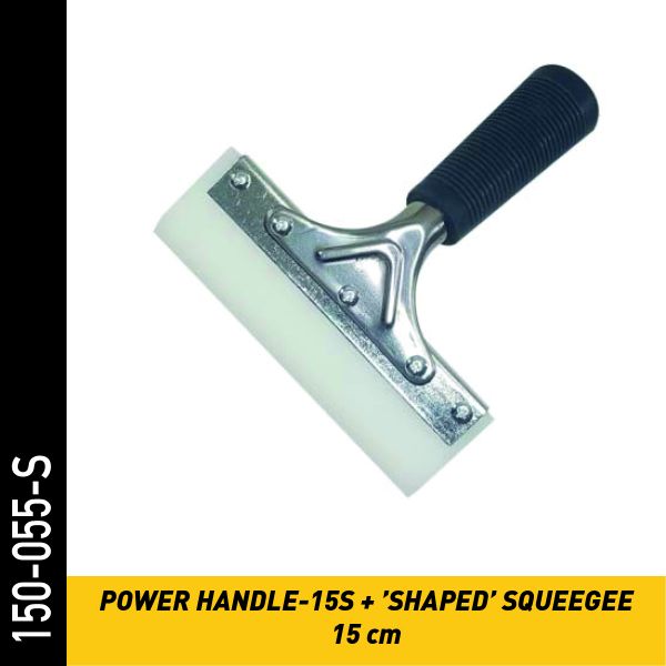 POWER HANDLE-15S + ’SHAPED’ Rakel, 15 cm