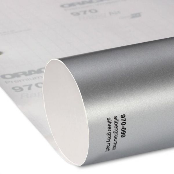 Oracal® 970RA Matt 090 Silbergrau Rolle