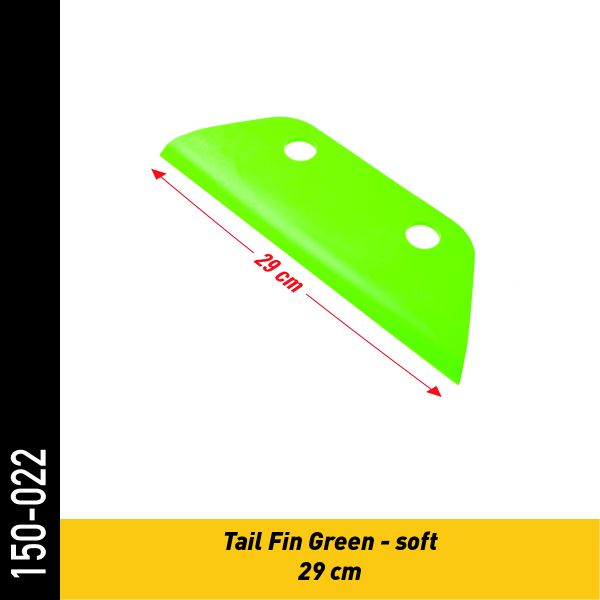 Tail Fin - grün, weich