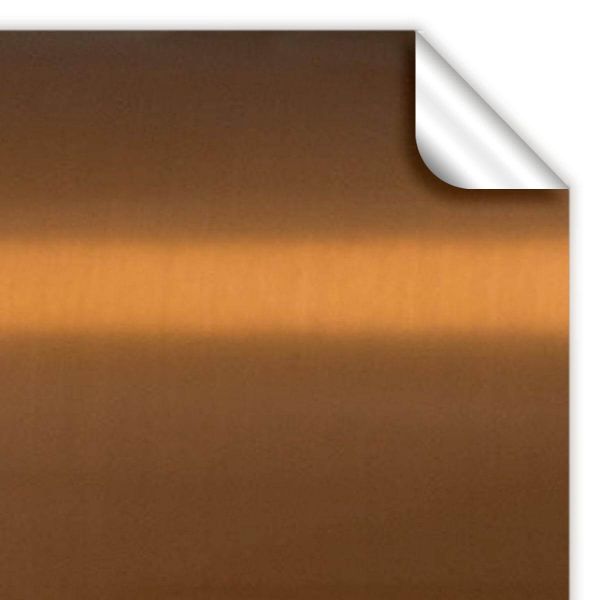 ASLAN CA 23 MetalEffect Folie Kupfer gebürstet 13105K Plotterfolie selbstklebend